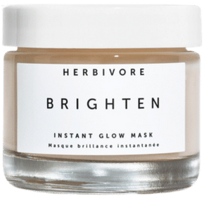 Herbivore Botanicals Brighten Pineapple Enzyme + Gemstone Instant Glow Mask