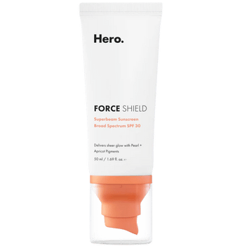 Hero Cosmetics Force Shield Superbeam Sunscreen SPF 30 discontinued
