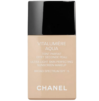 Chanel Vitalumière Aqua Ultra-Light Skin Perfecting Sunscreen Makeup SPF 15 discontinued