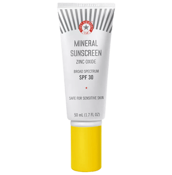 First Aid Beauty Mineral Sunscreen Zinc Oxide SPF 30 discontinued