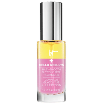 IT Cosmetics Hello Results Baby-Smooth Glycolic Acid Peel + Caring Oil discontinued
