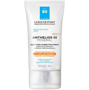 La Roche Posay Anthelios Tinted Mineral Tone-Correcting Primer with SPF 50 discontinued
